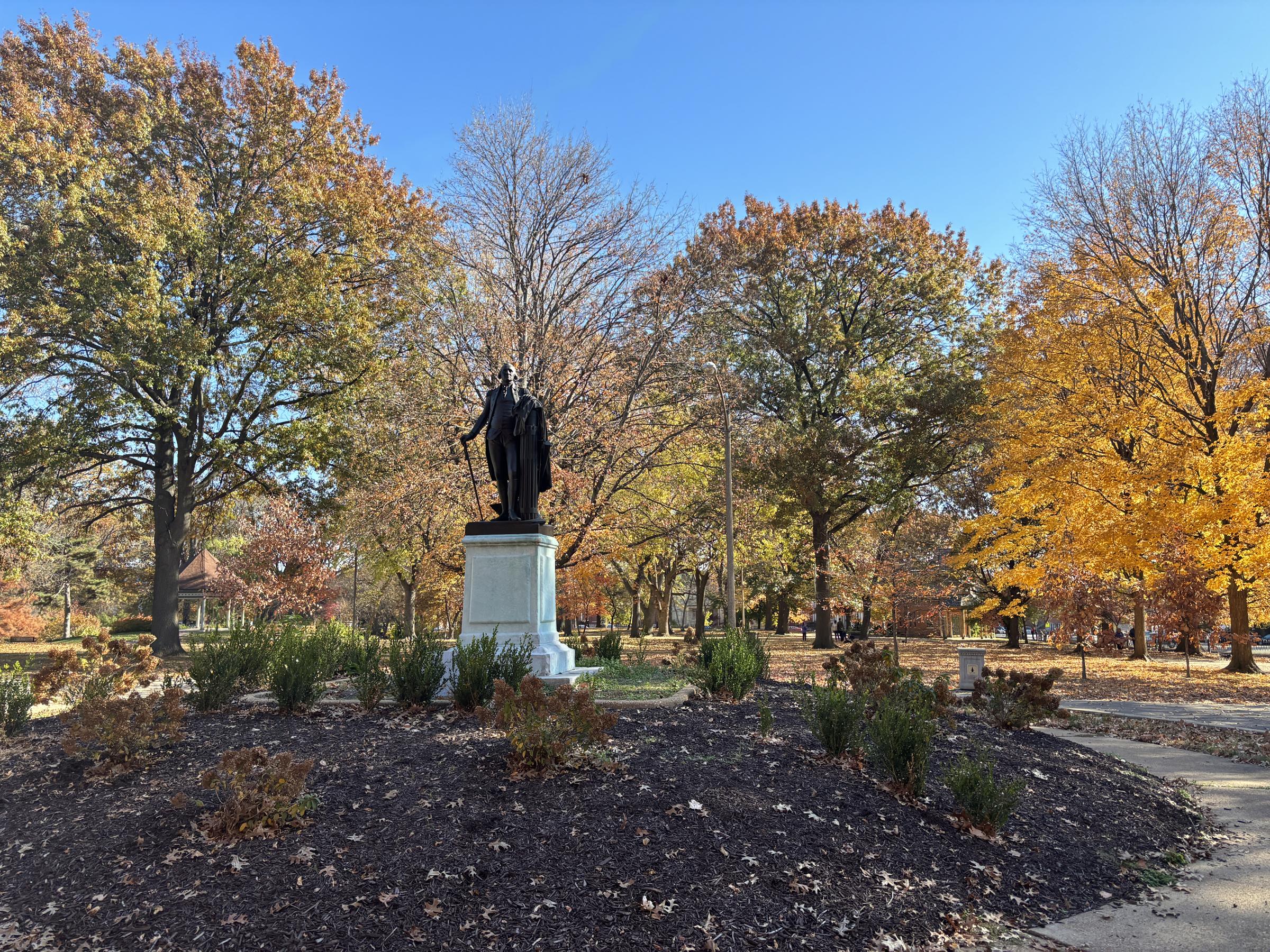 Lafayette Park statue