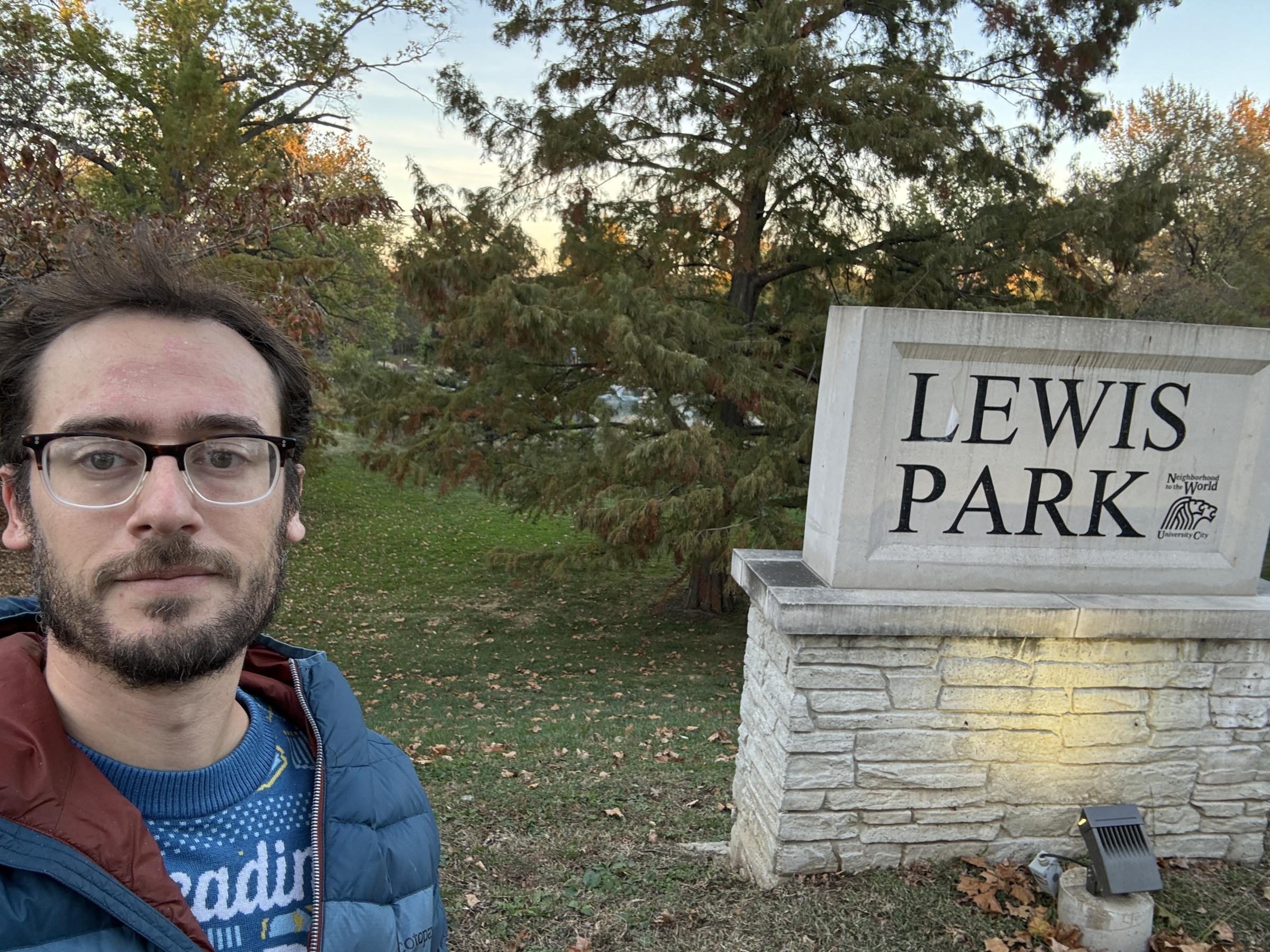 Lewis Park Receipt