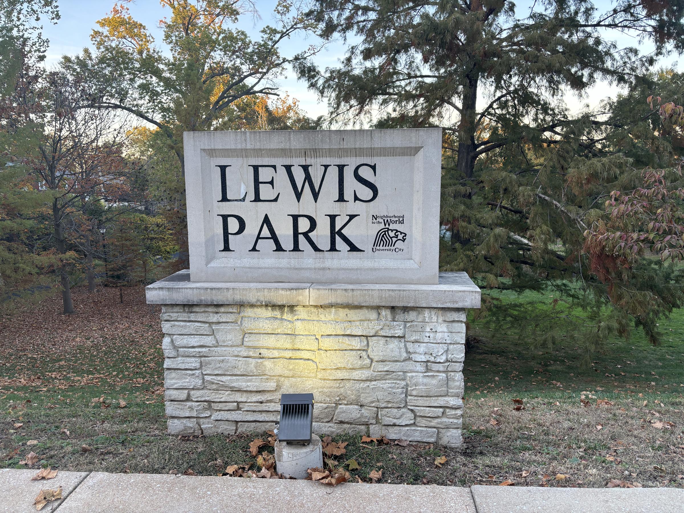 Lewis Park Signage