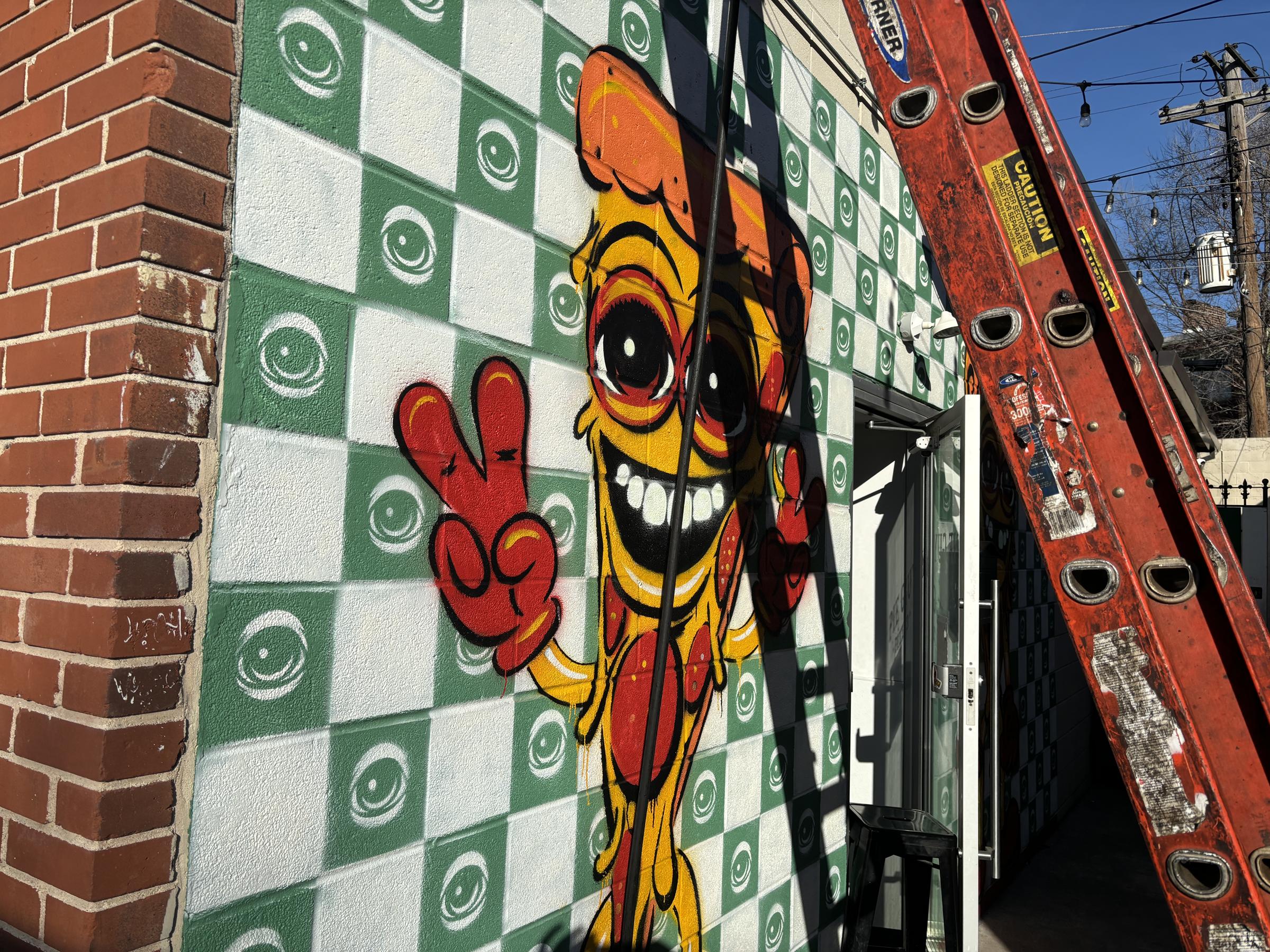 Pie Guy Pizza mural