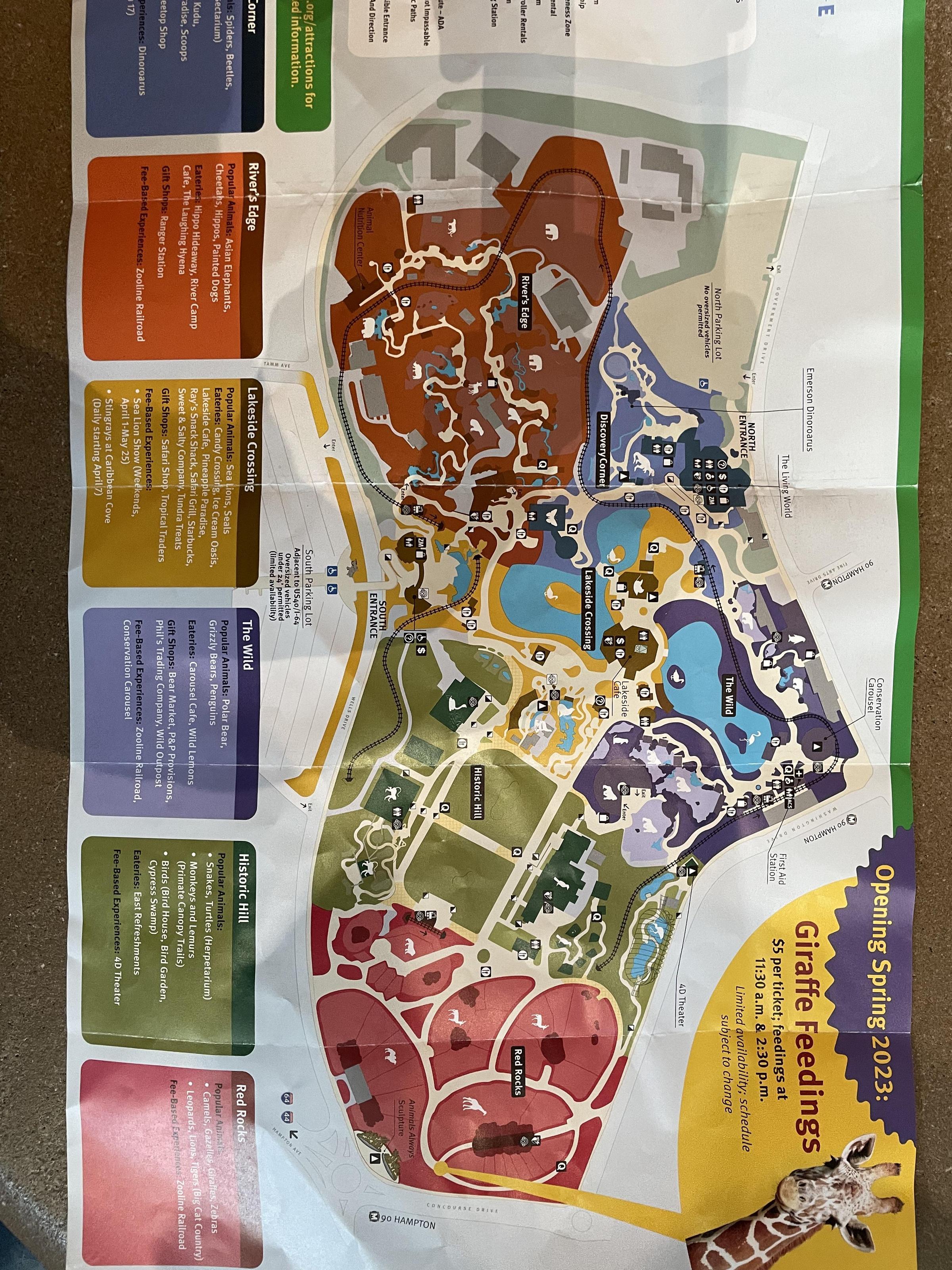 Saint Louis Zoo map
