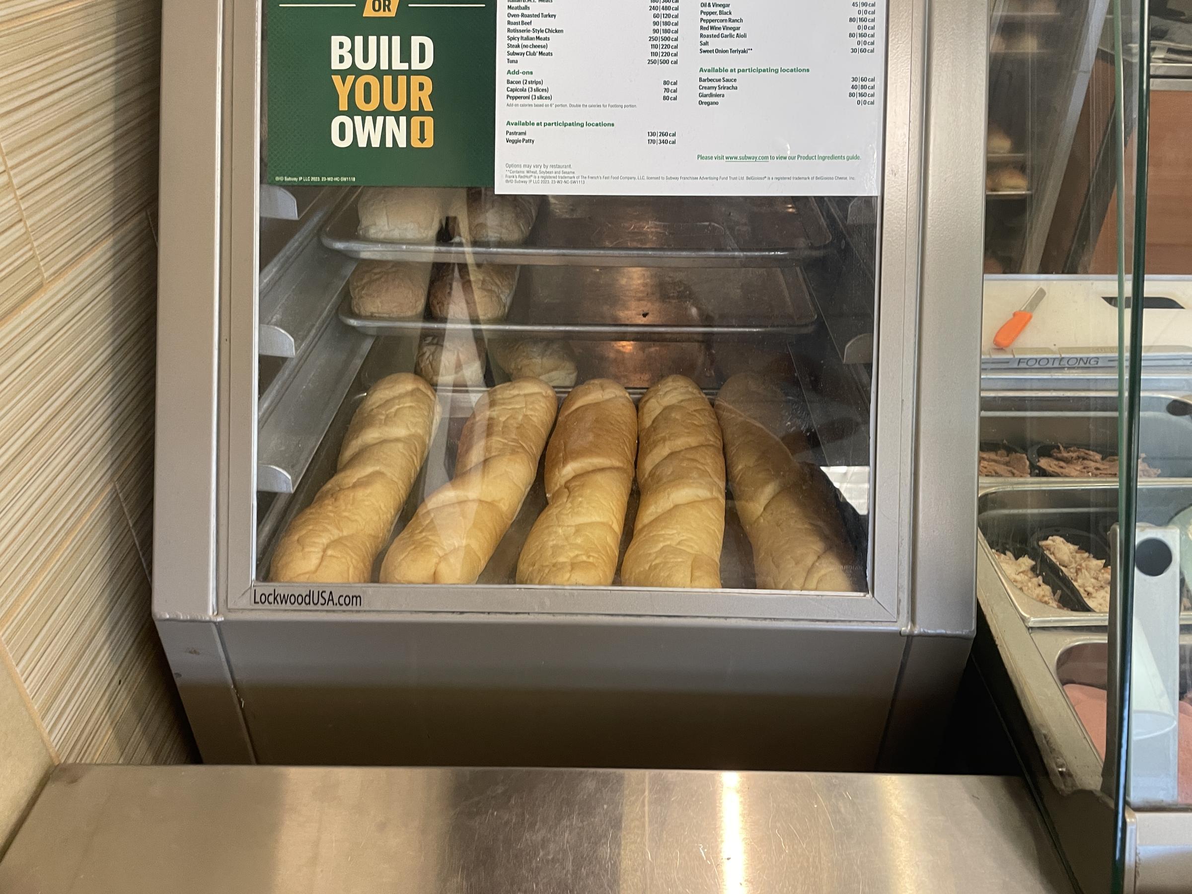 Subway bread