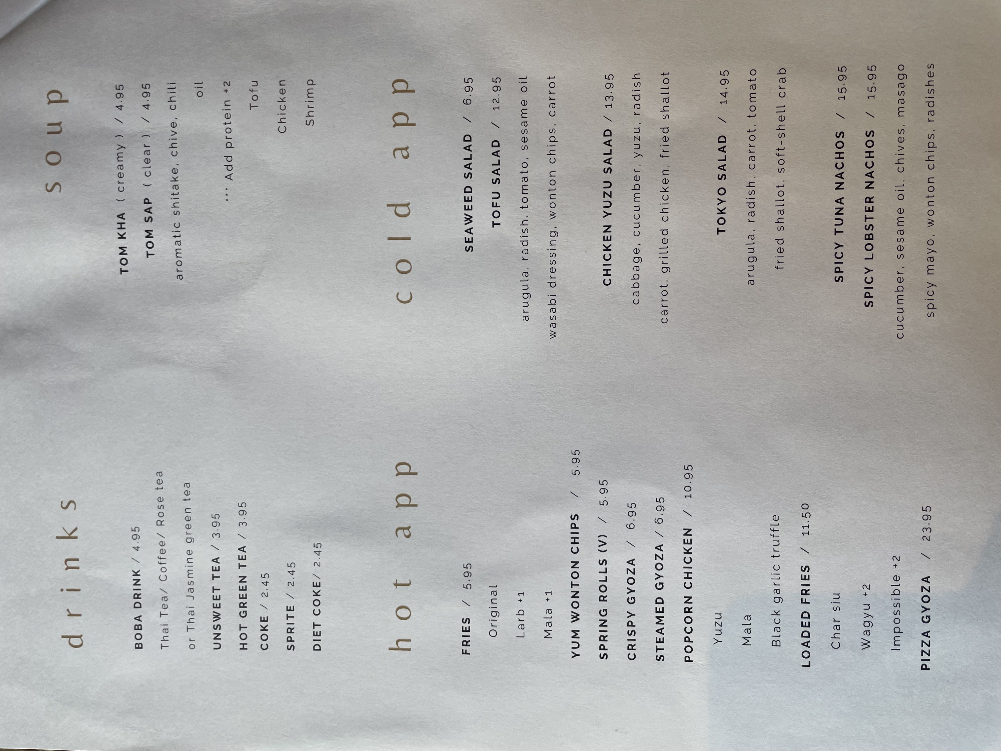 The Bao Menu 3