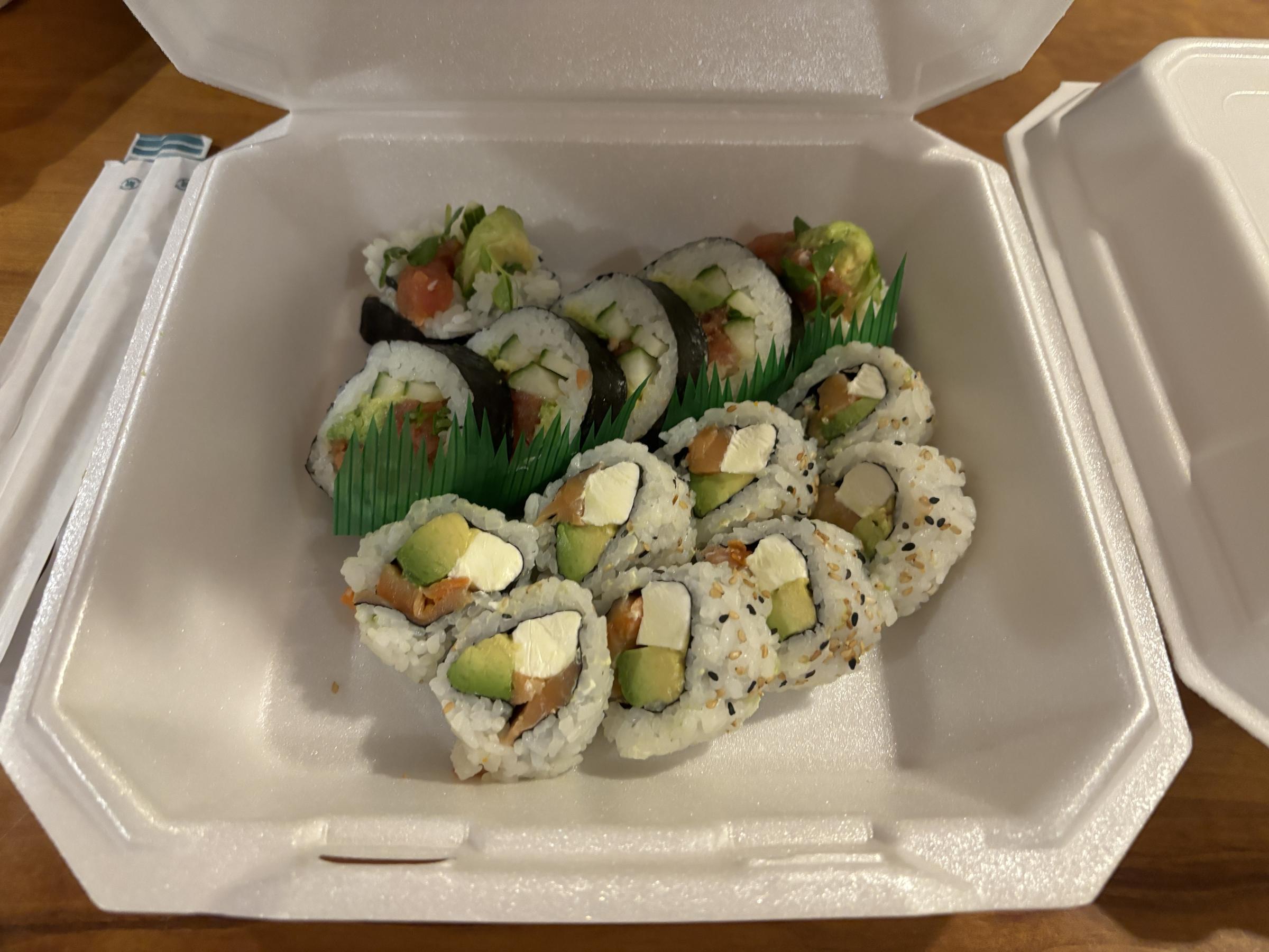 Top Sushi philly roll