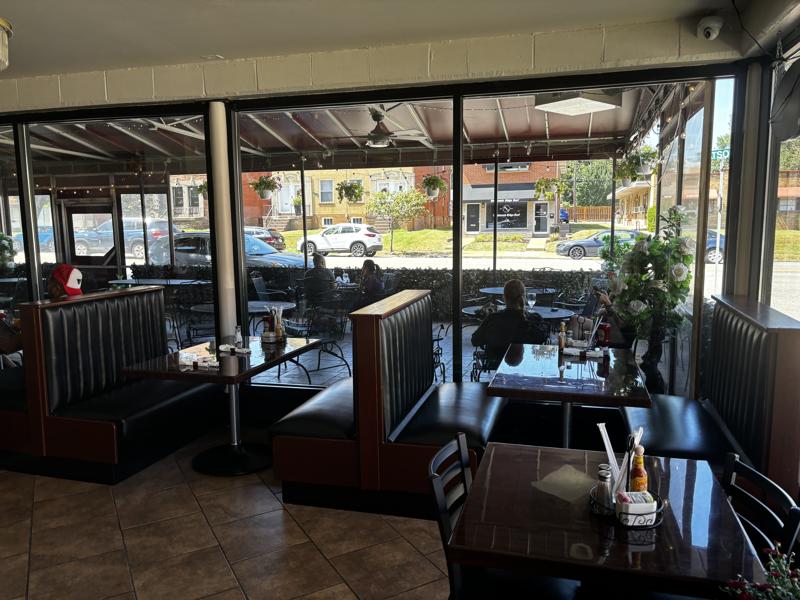 Afghan Kebob House booth seating inside