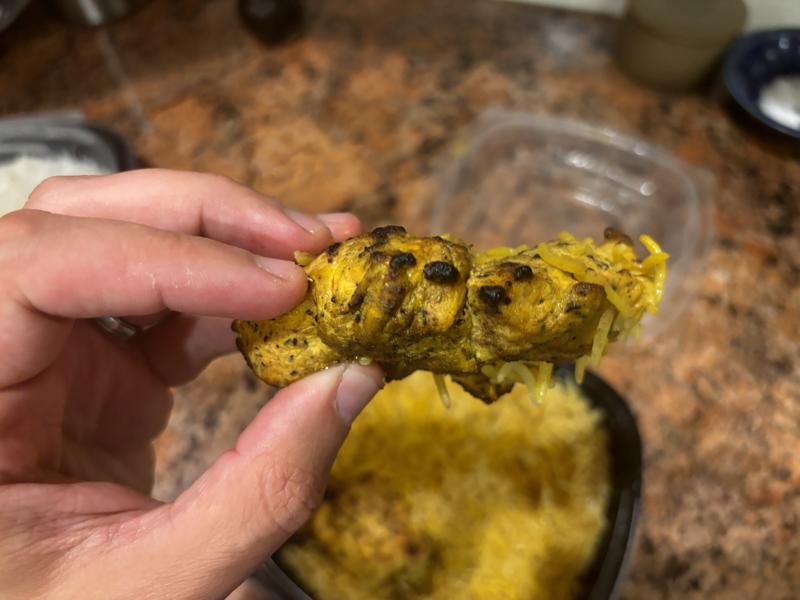 Afghan Kebob House chicken bkebob