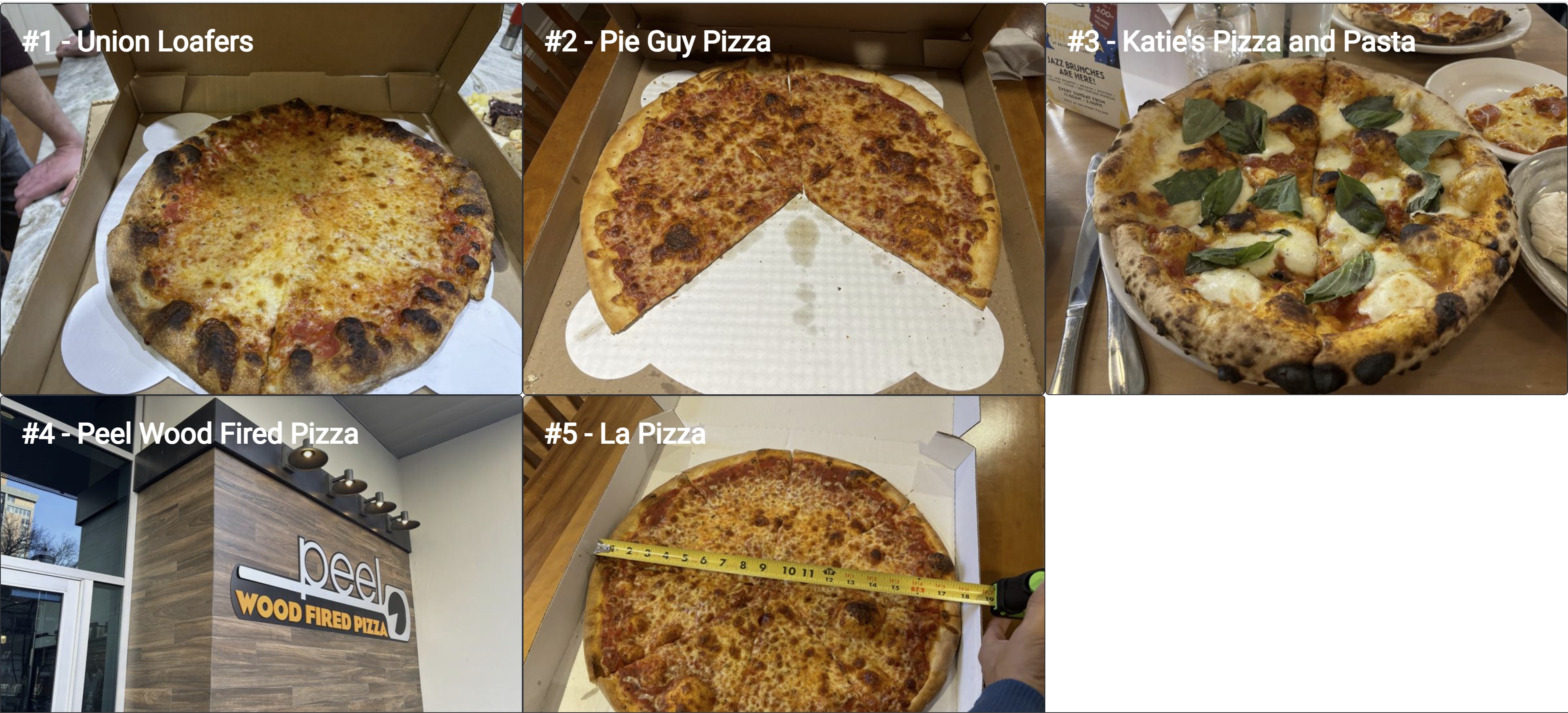 St. Louis Pizza Comparisons
