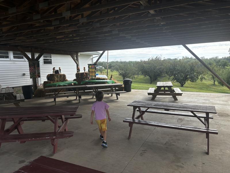 Braeutigam Orchards eating area