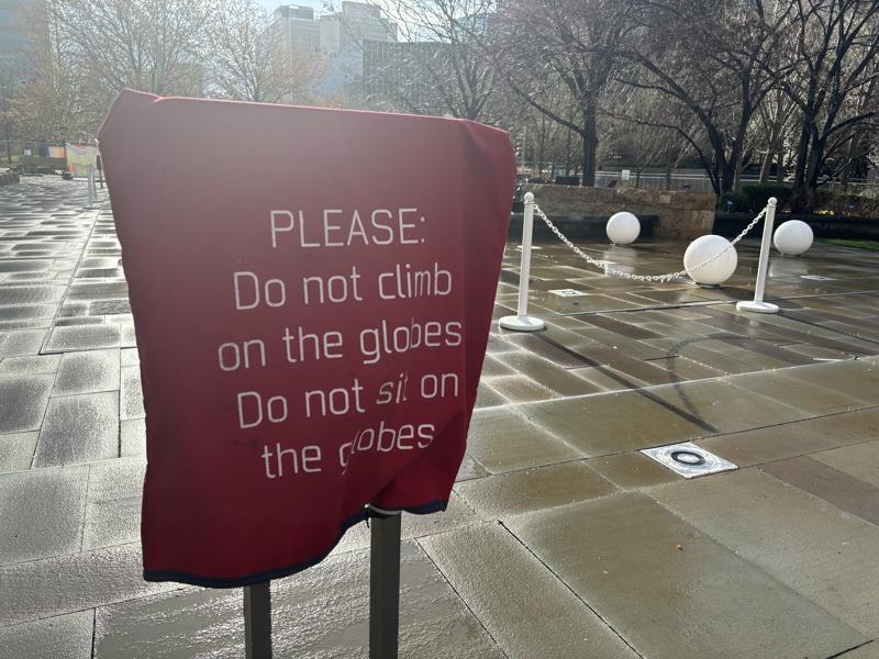 Do Not Climb On Globes
