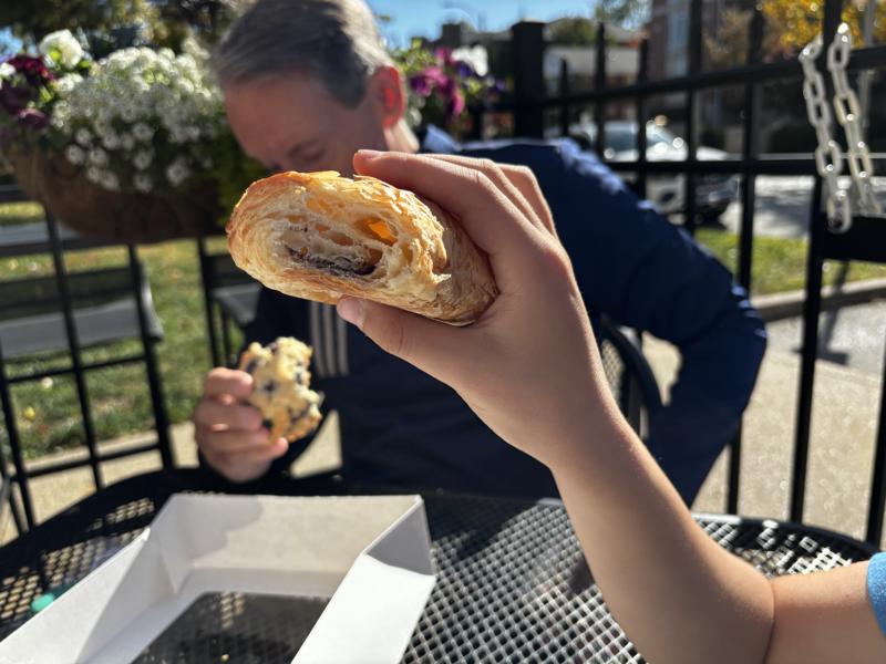 Colleens Cafe chocolate croissant