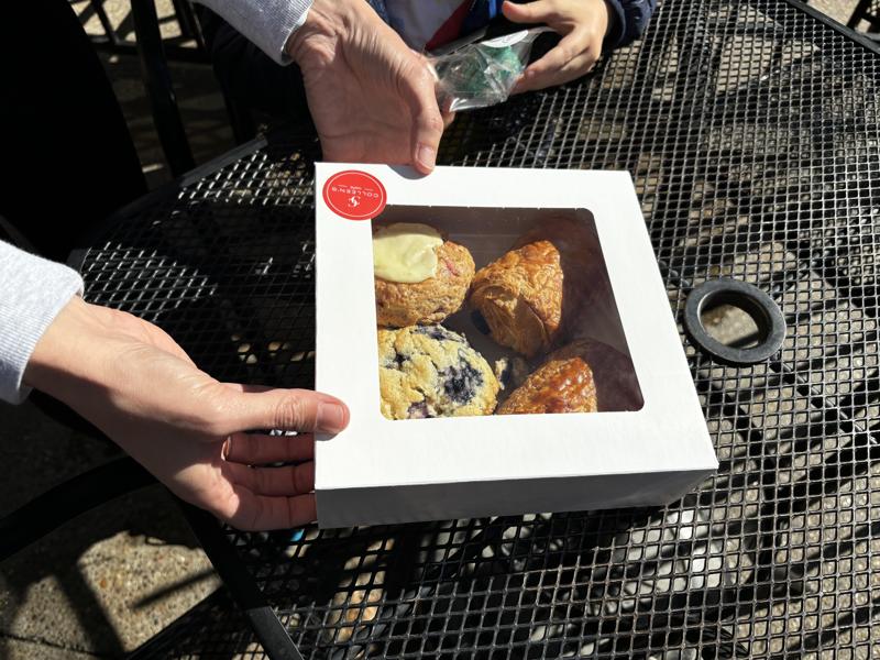 Colleens Cafe pastry box