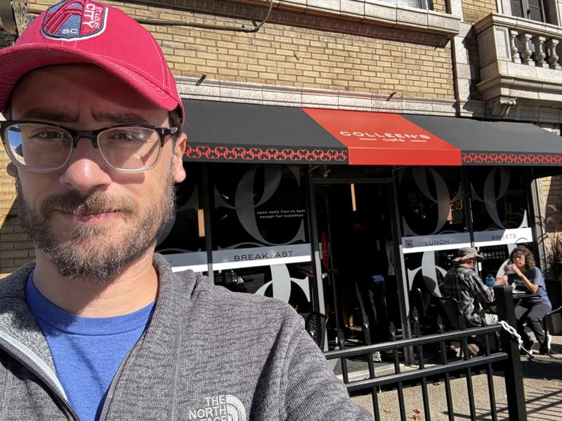 Colleens Cafe selfie