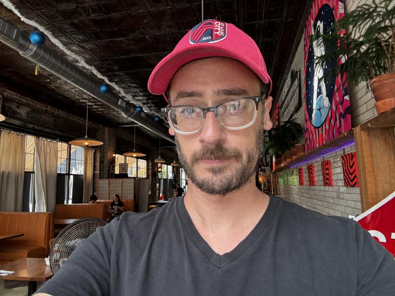 Egg At Midtown inside selfie