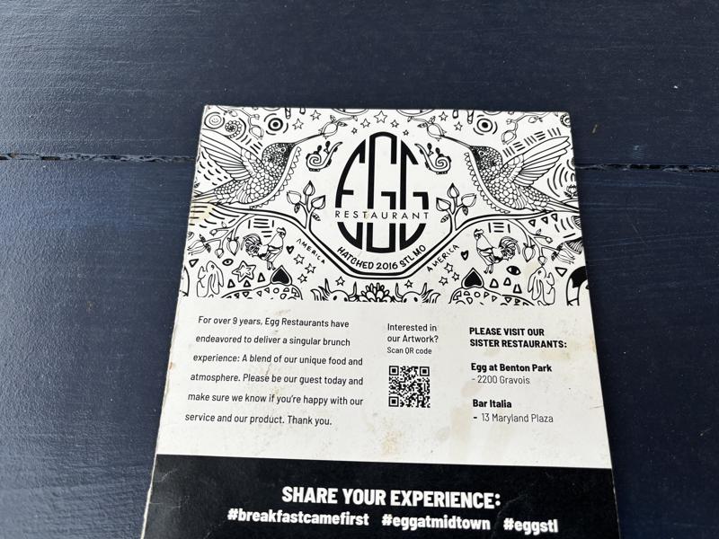 Egg At Midtown menu 1