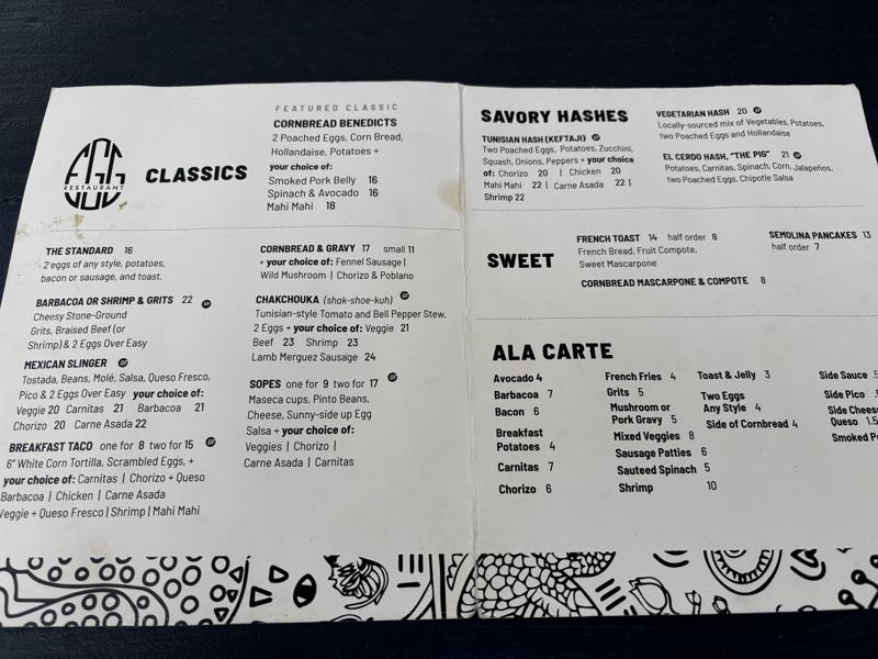 Egg At Midtown menu 2