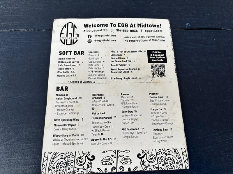 Egg At Midtown menu 3