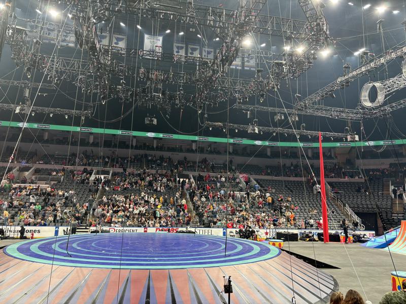 Enterprise Center circus center stage