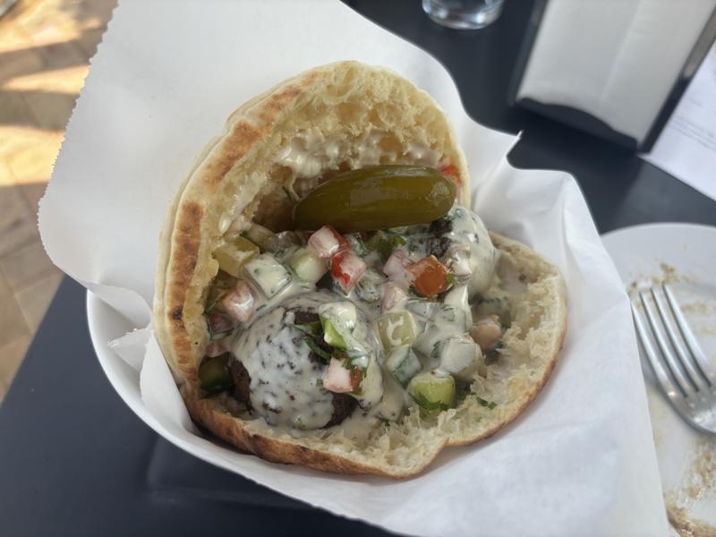 Florentin falafel pita