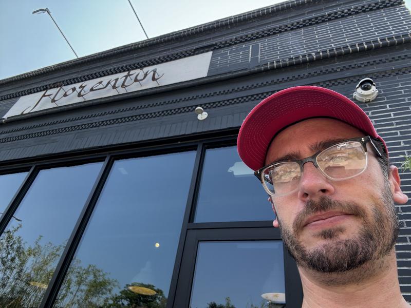 Florentin outdoor selfie