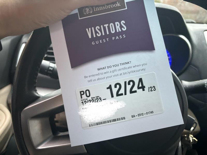 Innsbrook visitor pass