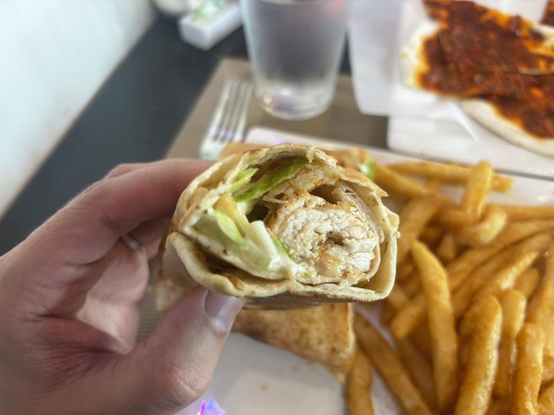 Layali Halab Mediterranean shawarma bite