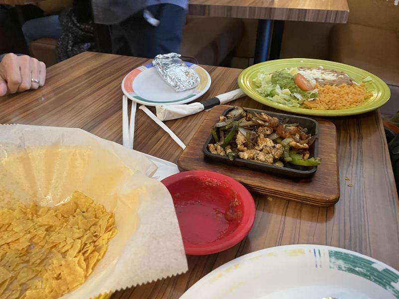 Chicken Fajitas Lunch