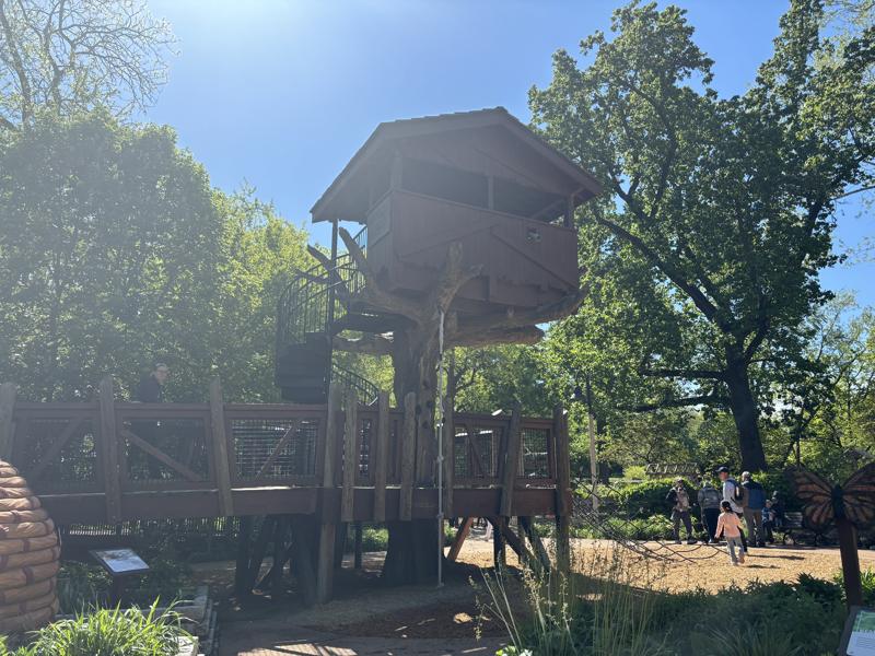 Missouri Botanical Garden kids treehouse