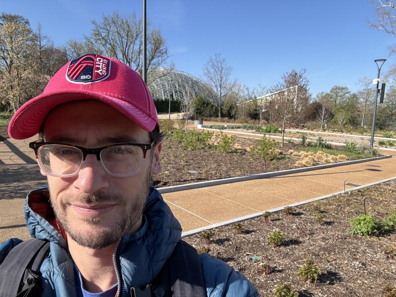Missouri Botanical Garden selfie