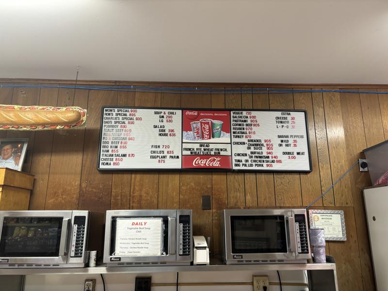 Deli Menu