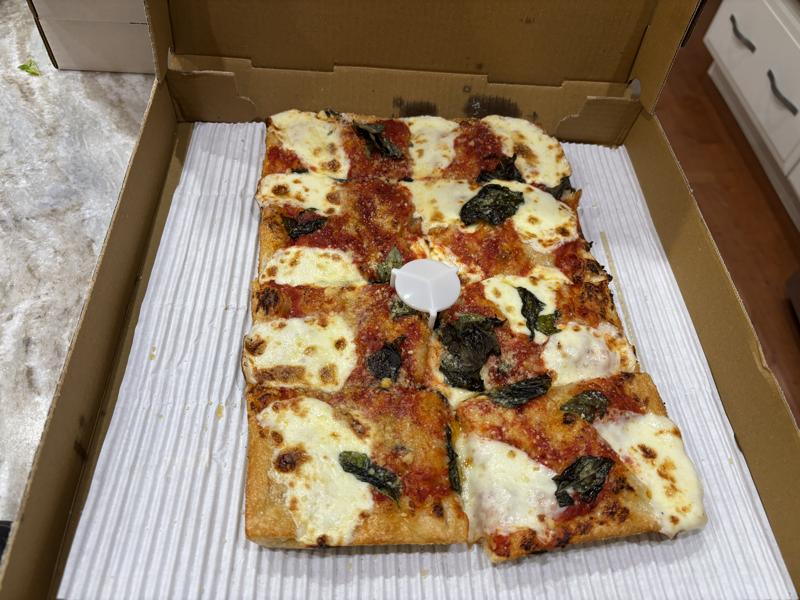 Motor Town Pizza detroit style pizza margherita