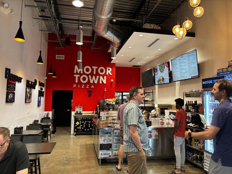 Motor Town Pizza inside