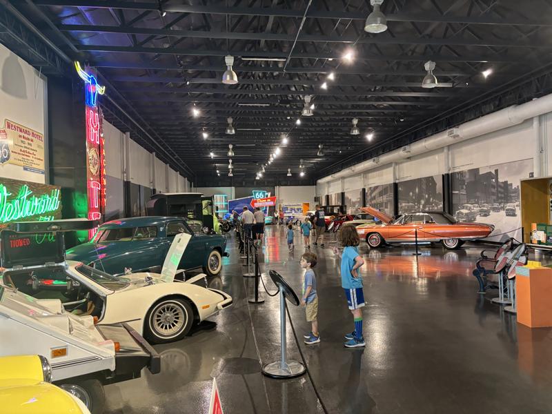 National Museum of Transportation lindburg automobile center inside