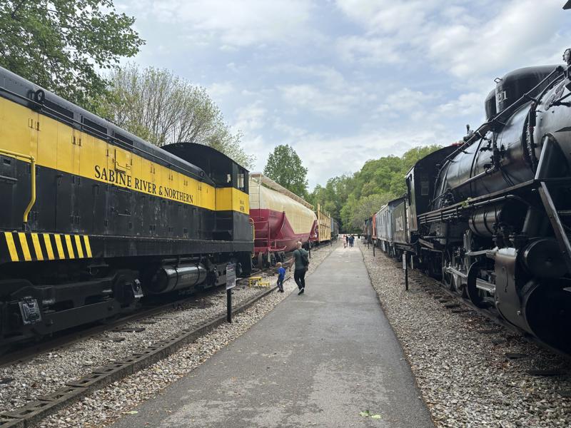 National Museum of Transportation old steam trains