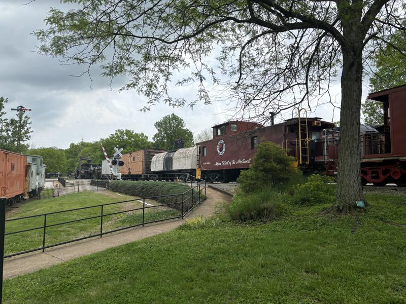 National Museum of Transportation rail walkway