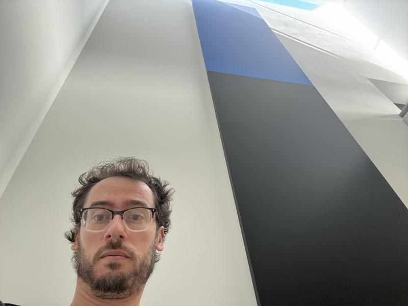 Pulitzer Arts Foundation canvas selfie