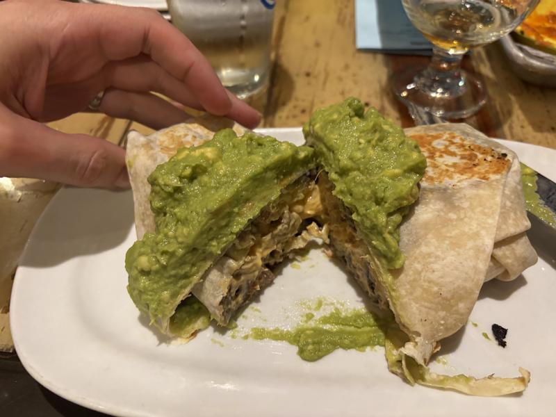 Session Taco south beach burrito insides