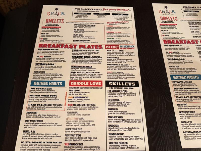 Breakfast Menu