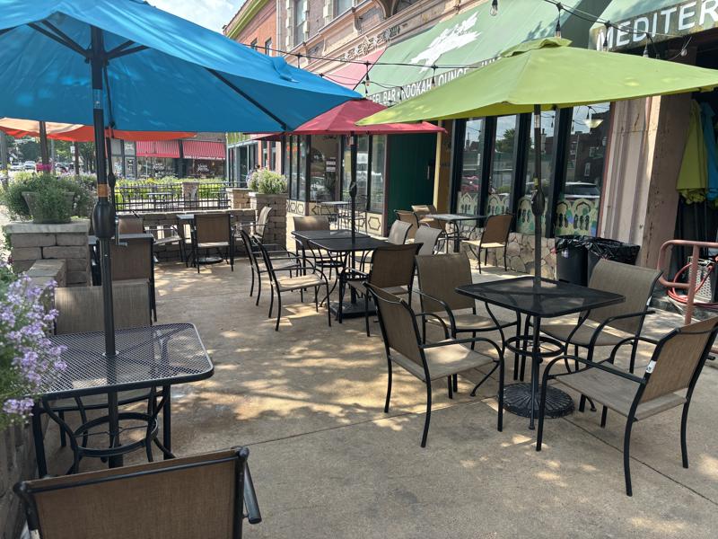 The Vine outdoor seating