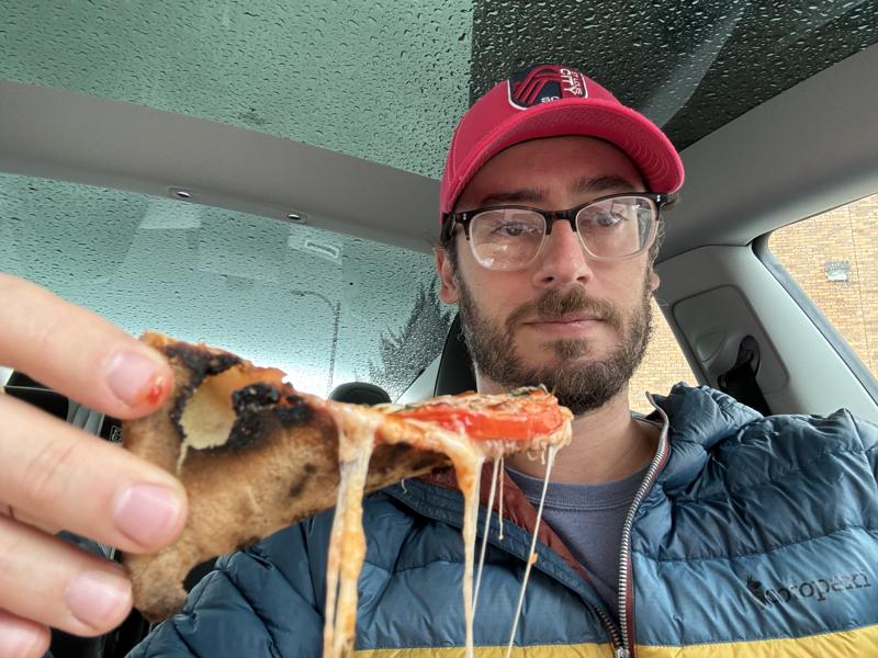Pizza Slice Selfie