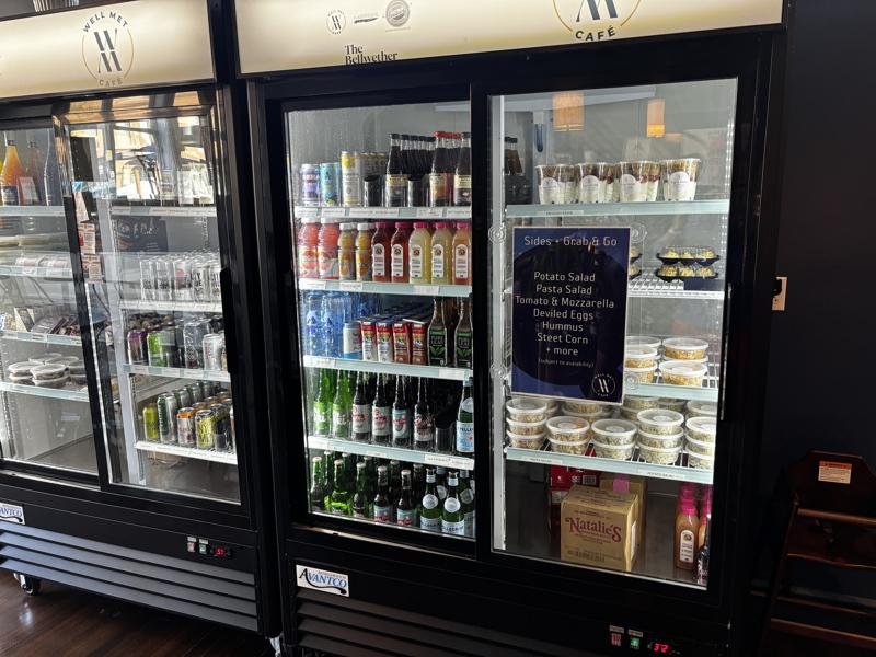Well Met Cafe drink fridge