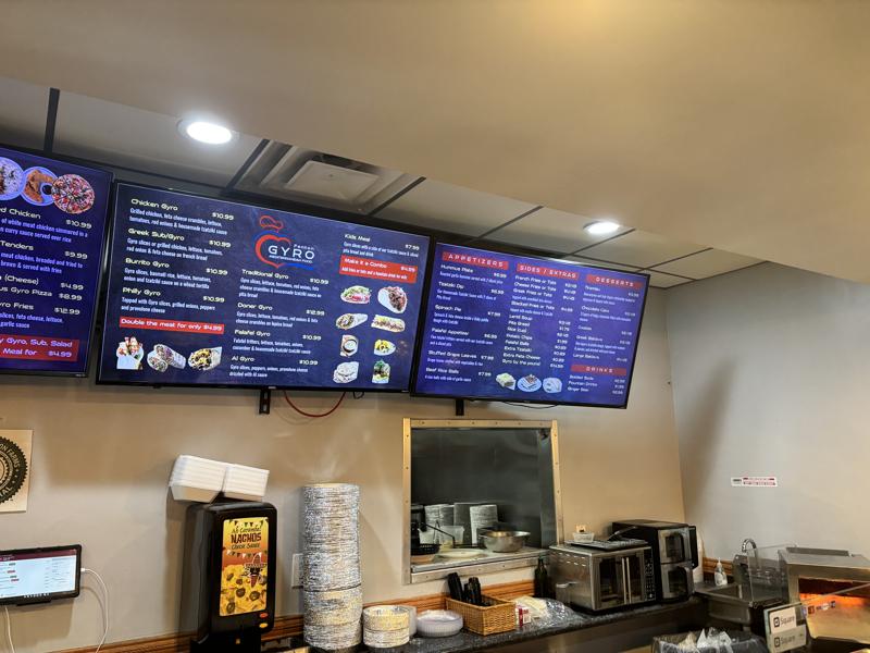 Yiro Gyro menu 1